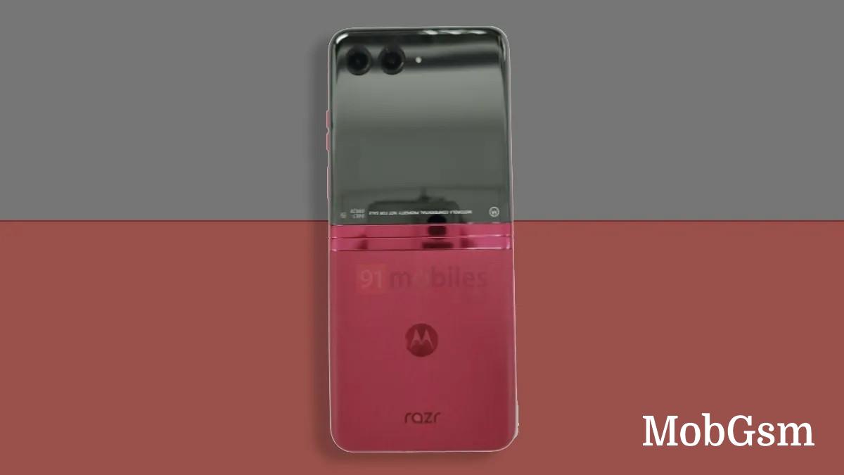 Moto Razr 2023 leaked live photo reveals new hinge design