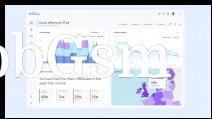 The Nokia Pure UI can be used to build complex, information-rich dashboards