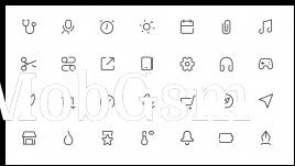 The Nokia Pure Icons are based on geometric shapes