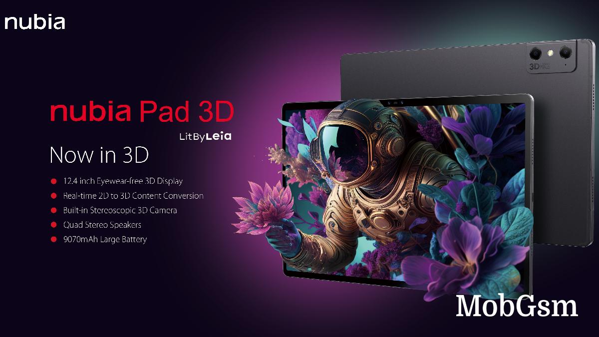 nubia Pad 3D is now available for pre-order