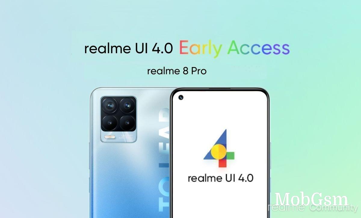 Realme 8 Pro gets Realme UI 4.0 early access