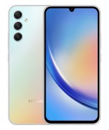 Samsung Galaxy A34 in Awesome Silver
