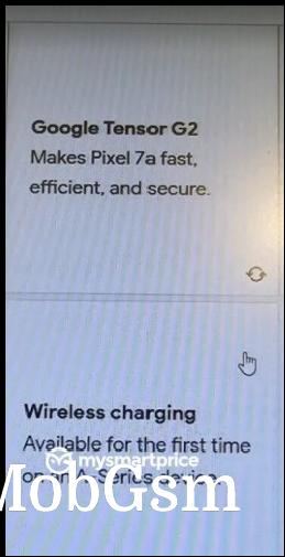 Pixel 7a leaked specs