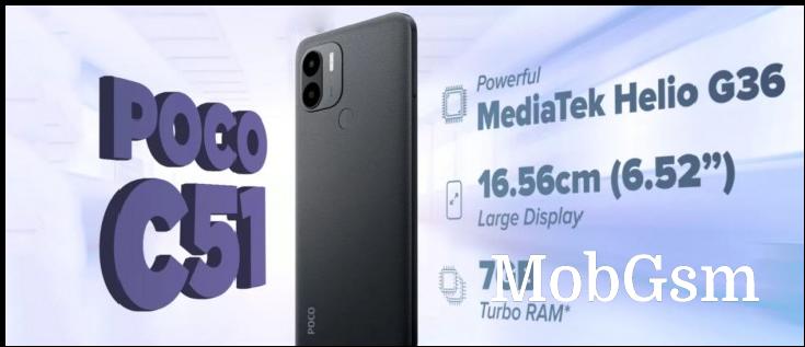 Poco C51 set to launch on April 7