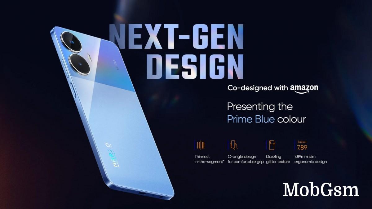 Realme Narzo N55 teased in new color, charging speed confirmed