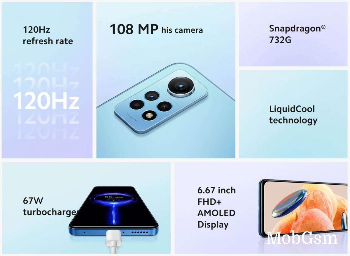 Here are the detailed specs of the Xiaomi Redmi Note 12 Pro 4G