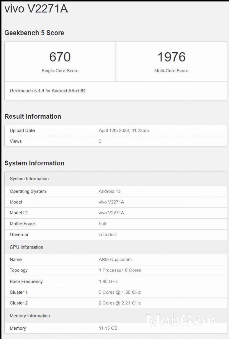 Vivo Y78+ runs Geekbench, S17 series chipsets tipped