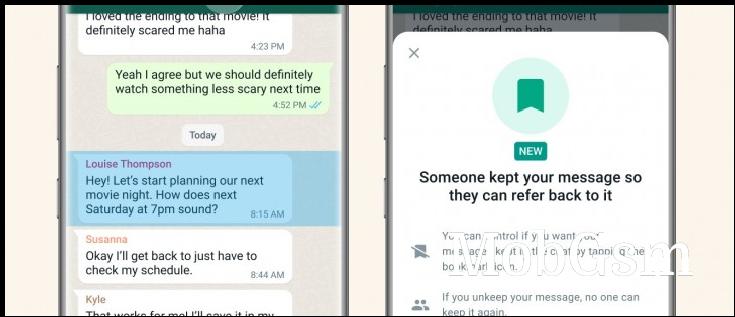 WhatsApp now lets you hold onto disappearing messages if the sender agrees