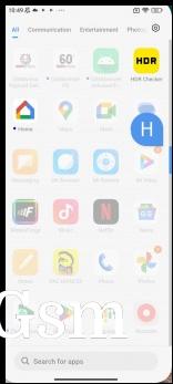 App drawer