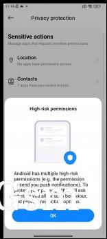 App permissions