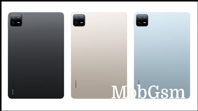 Xiaomi Pad 6 Pro in its three colors