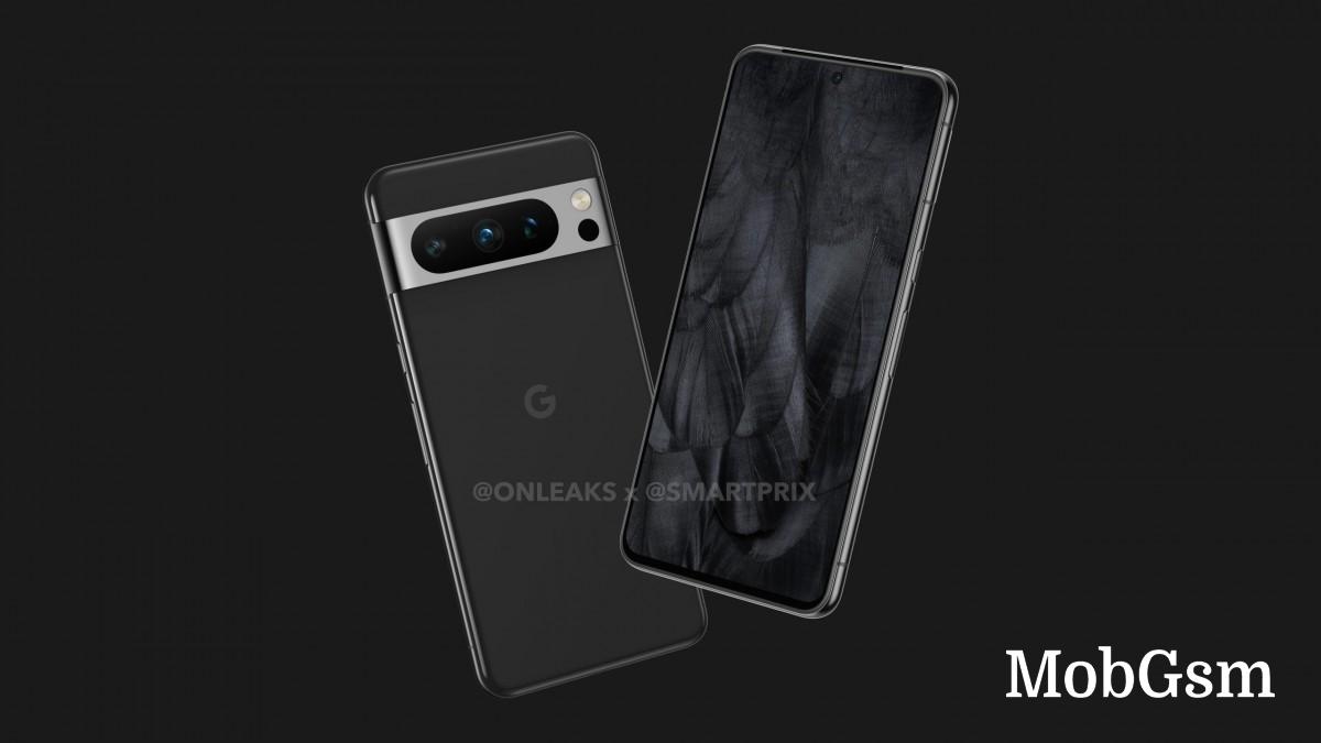 Google Pixel 8 Pro leaked render (<a href=''https: //www.smartprix.com/bytes/exclusive-pixel-8-pro-first-look/''>Source</a>)