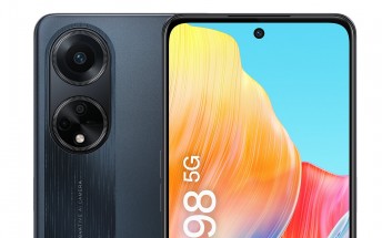 High-resolution renders show the Oppo A98 5G in detail