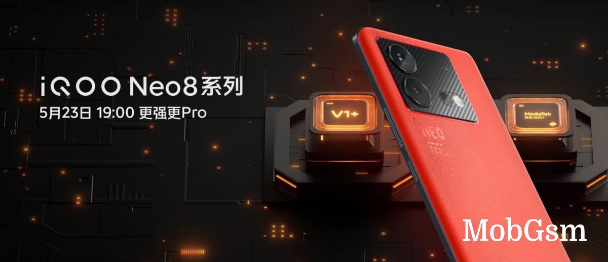 vivo will introduce iQOO Neo 8 series on May 23