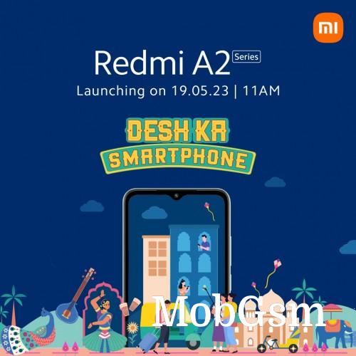 Xiaomi Redmi A2, A2+ launching in India on May 19