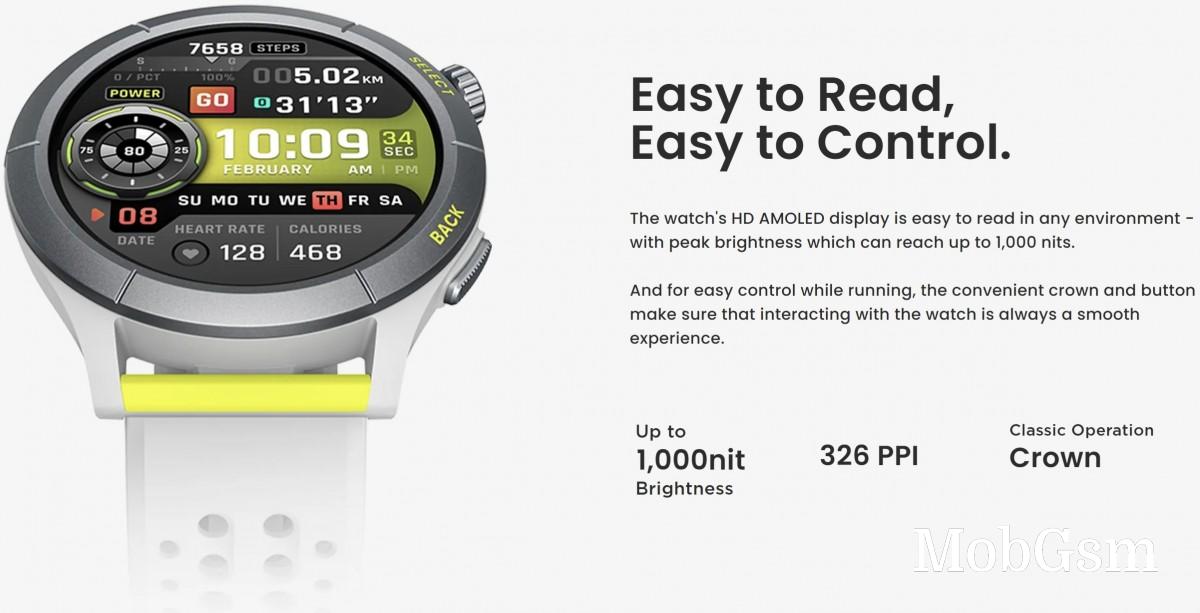 Amazfit Cheetah and Cheetah Pro announced for runners with classic crown and dual-band GPS