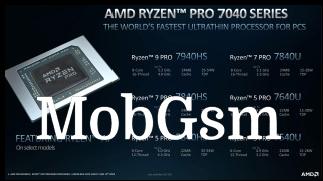 AMD Ryzen PRO 7040 series specs and features