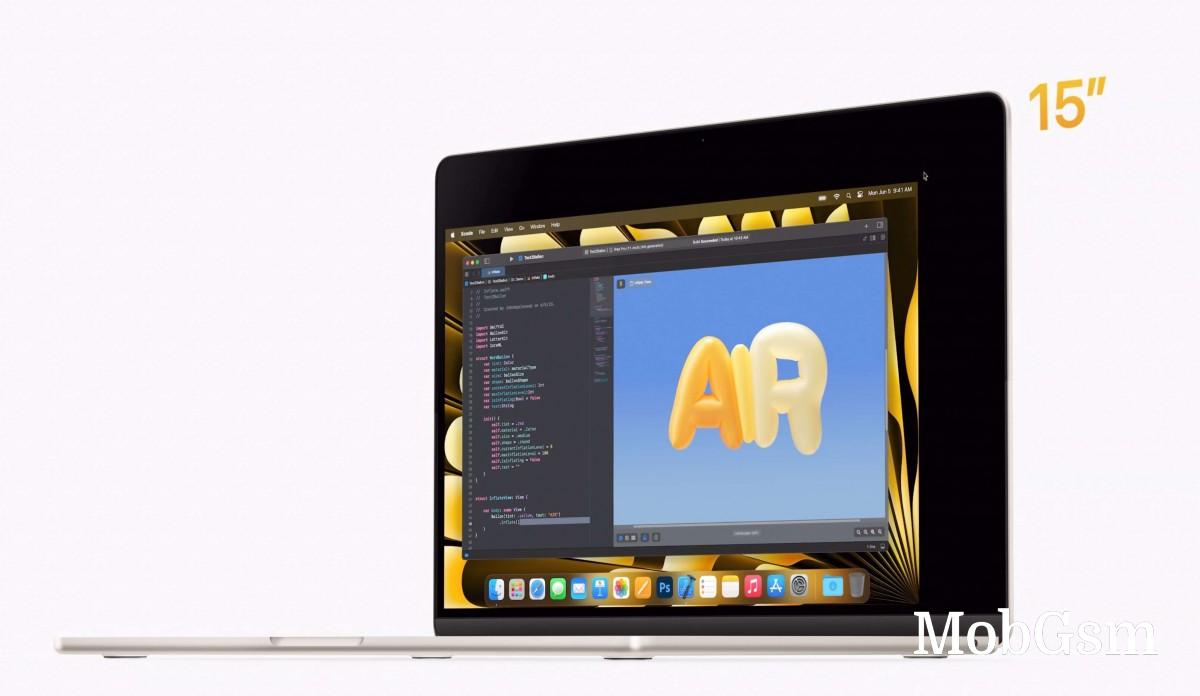 Apple unveils 15-inch MacBook Air with M2 processor