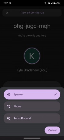 The new distraction-less interface in Google Meet