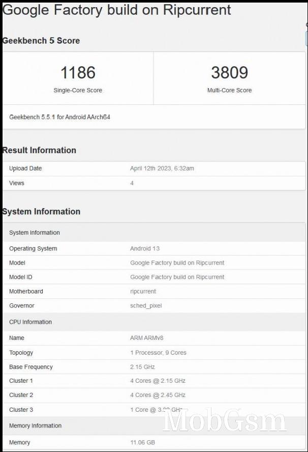 Google tensor G3 specs and bench leak, shed light on Exynos 2400