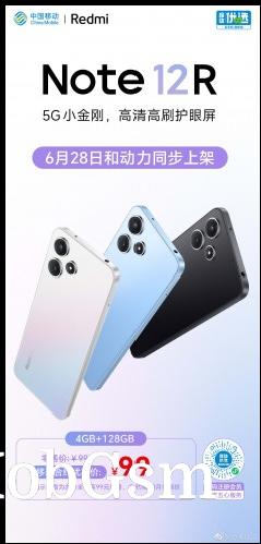 Redmi Note 12T key specs