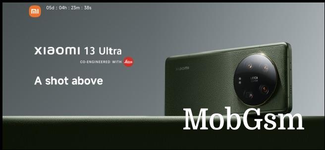 Xiaomi 13 Ultra event page