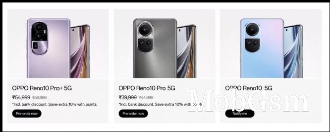 Oppo Reno10 series