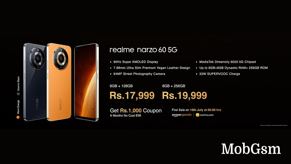 Realme Narzo 60 series announced 