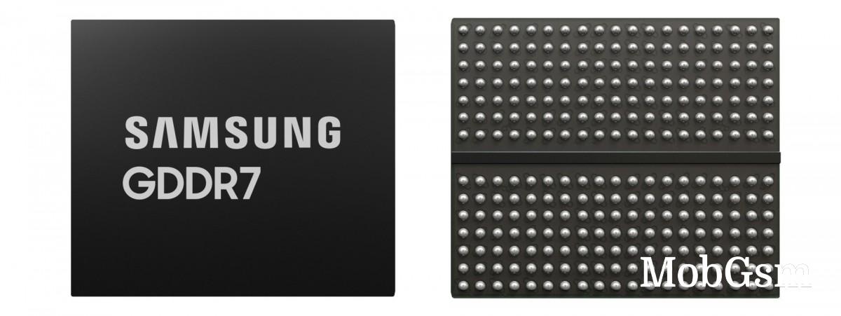 Samsung unveils GDDR7 - 40% faster and 20% more energy efficient than GDDR6