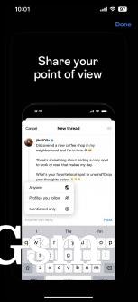 Threads app UI