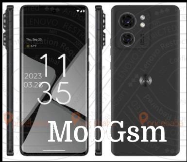 Motorola Edge (2023) leaked render