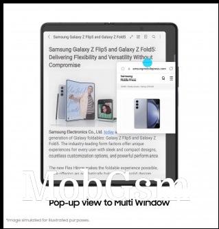 Hiden pop-up and pop-up view to multi window