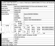 Samsung Galaxy A05 on FCC