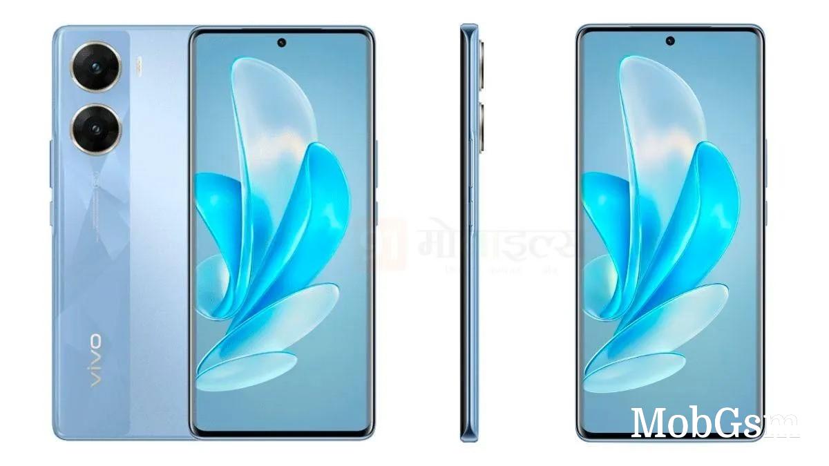 vivo V29e images show a flat display and no Aura Glow light, should launch in India later this month