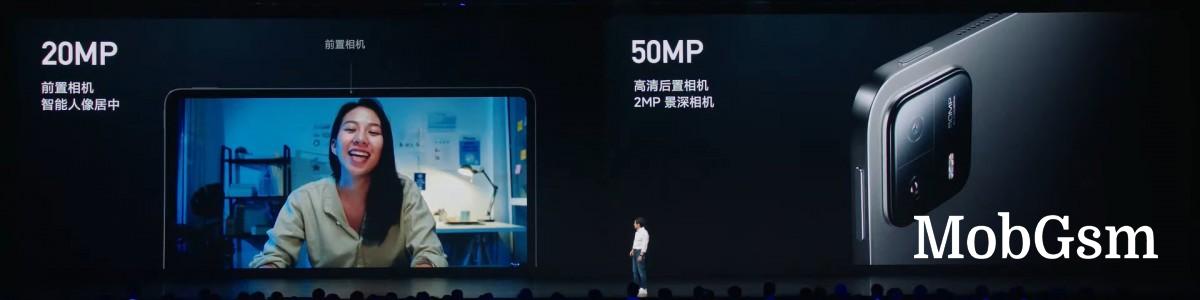 20MP front and 50MP rear cameras