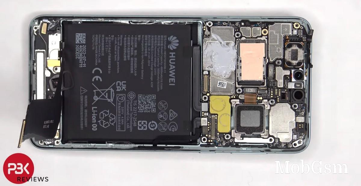 Teardown video shows the Huawei Mate 60 Pro components that shouldn