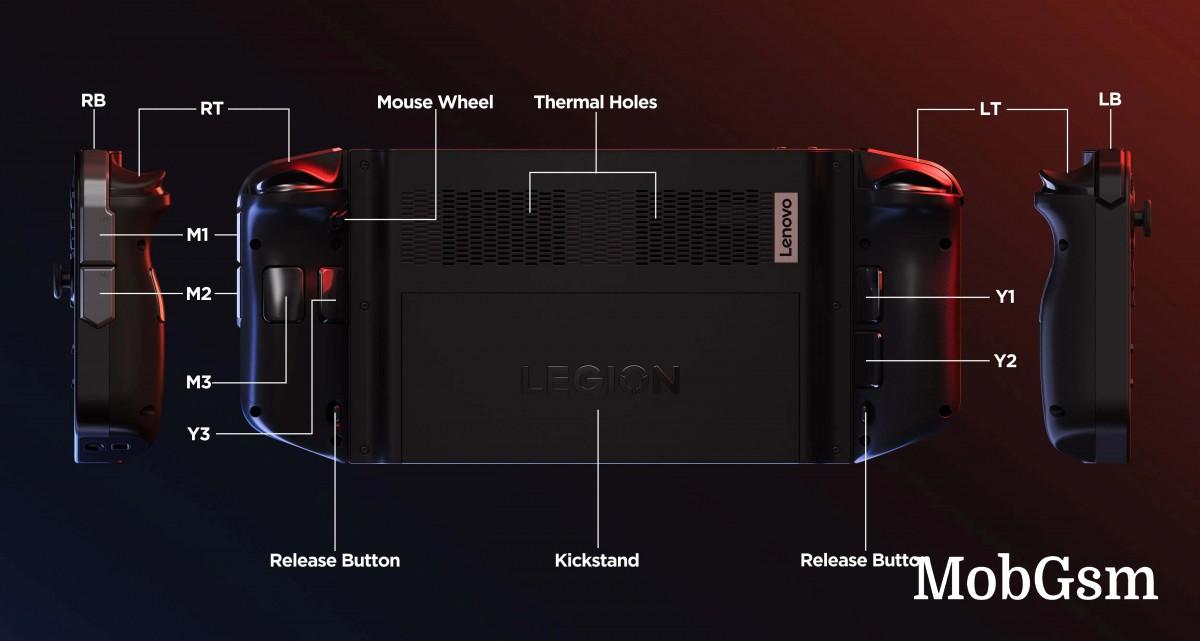 Lenovo Legion Go gaming handheld announced with 144Hz LCD, detachable controllers and Ryzen Z1 series chipsets