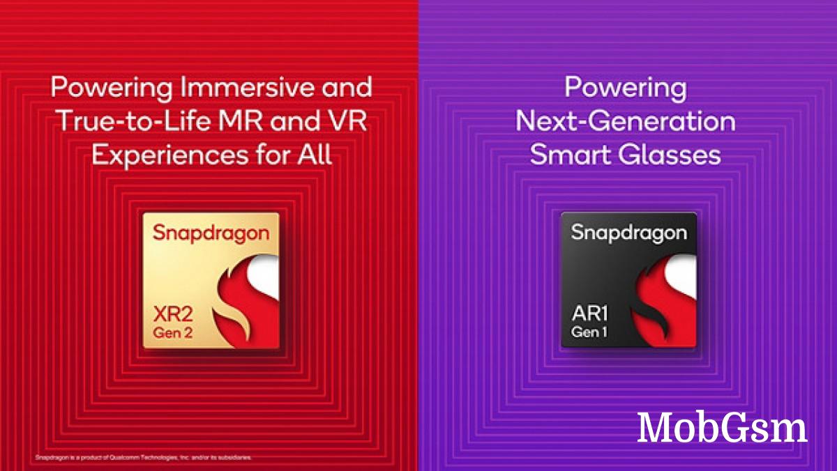 Qualcomm introduces next-gen AR/VR platforms Snapdragon XR2 Gen 2 and AR1 Gen 1