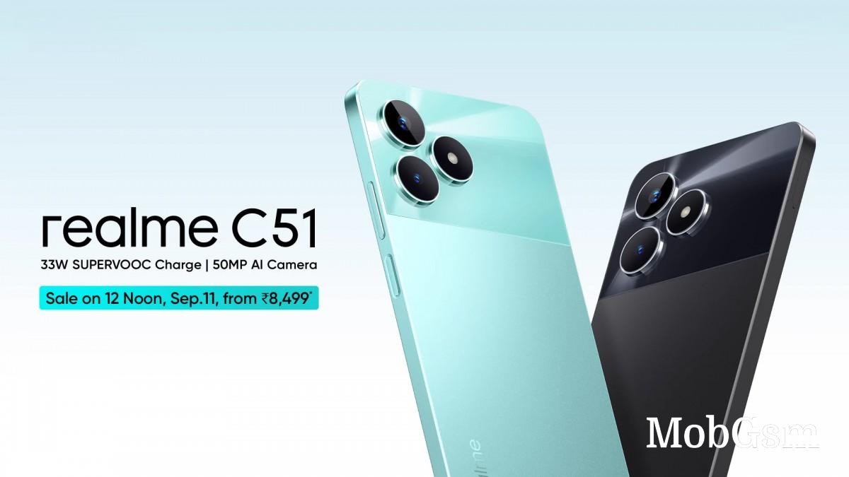 Realme C51 lands in India 