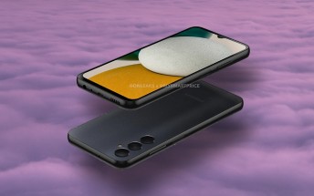 Schematic shows Galaxy A05 with a dual camera, A05s with triple cam and NFC