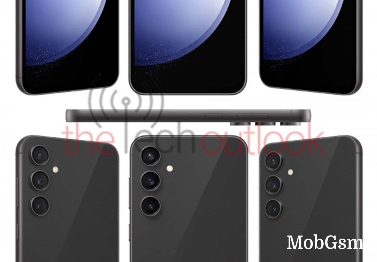 Samsung Galaxy S23 FE renders reveal the device in full