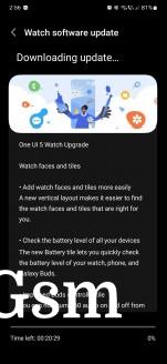 One UI 5 Watch update