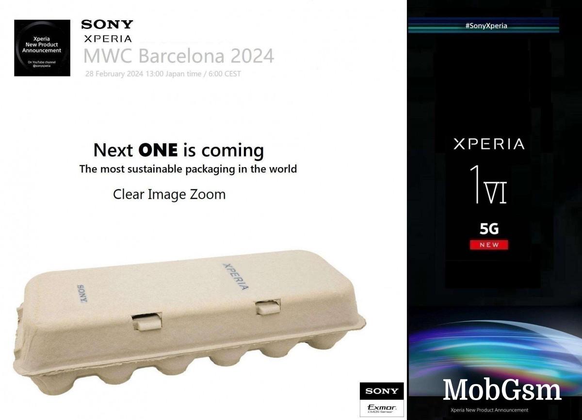 Rumor: Sony Xperia 1 VI is coming at the MWC 2024, will have large-sensor 6x camera