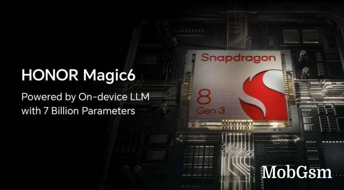 Honor Magic6 will be powered by the Snapdragon 8 Gen 3, have its own assistant