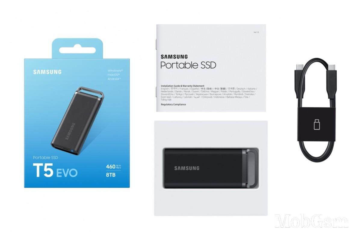 Samsung SSD T5 EVO arrives with 8 TB capacity