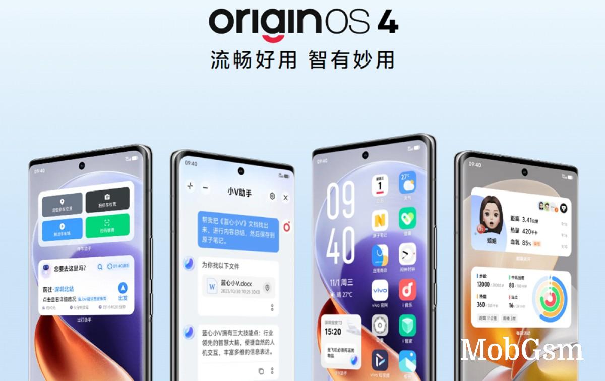 Vivo bring Origin OS 4 with improved power management and memory efficiency