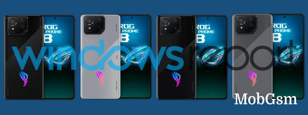 Asus ROG Phone 8 and 8 Pro leak in official-looking renders