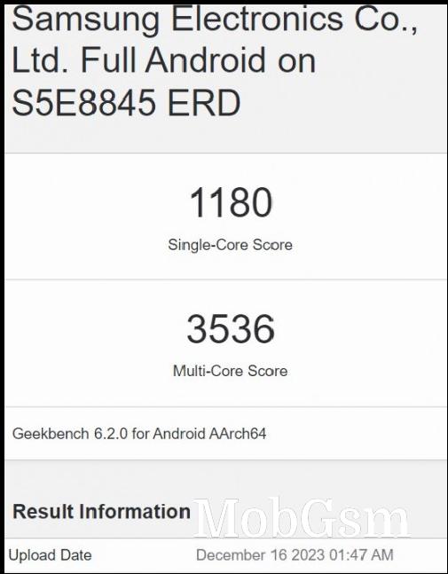 Exynos 1480 GeekBench