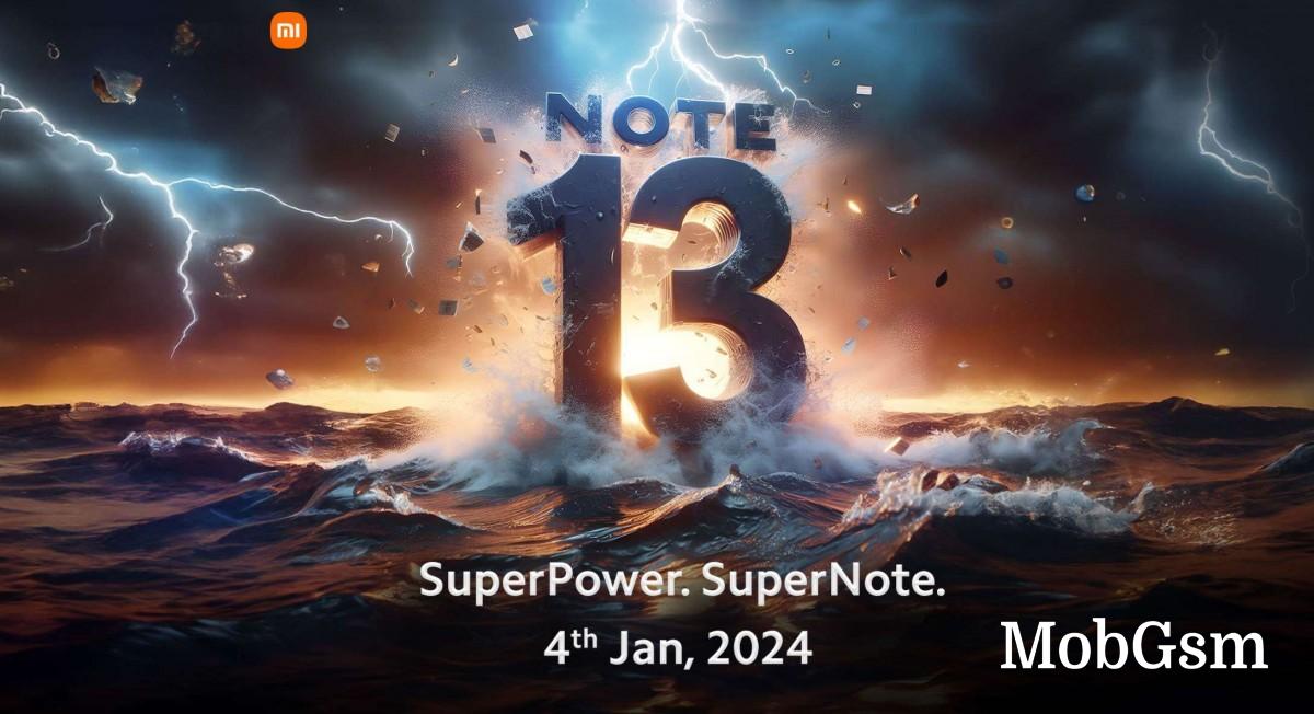 Official: Redmi Note 13 series going global on January 4