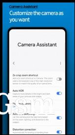 Samsung Camera Assistant features